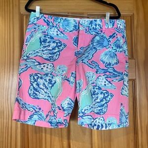 Lilly Pulitzer Chipper Shorts in Barefoot Princess Print.